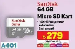 SANDİSK 64 GB MİCRO SD KART